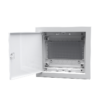 FLUSH MOUNTING ENCLOSURE FOR IT EQUIPMENT – 1 ROW, WHITE DOOR IP30 IN63A 317x346x87,5mm ACA – 282U12FSWIT