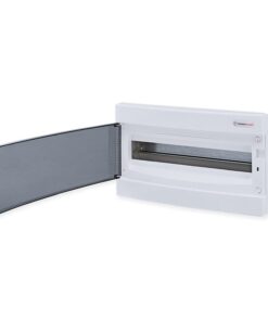 ΗΛ.ΠΙΝΑΚΑΣ ΠΛΑΣΤΙΚΟΣ ΧΩΝΕΥΤΟΣ 18 ΘΕΣΕΙΣ ΔΙΑΦΑΝΗ ΠΟΡΤΑ 1 ΣΕΙΡΑ IP40 ACA – 282U18C