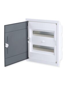 ΗΛ.ΠΙΝΑΚΑΣ ΠΛΑΣΤΙΚΟΣ ΧΩΝΕΥΤΟΣ 24 ΘΕΣΕΙΣ ΔΙΑΦΑΝΗ ΠΛΑΣΤΙΚΗ ΠΟΡΤΑ 2 ΣΕΙΡΕΣ IP40 ACA – 282U24A