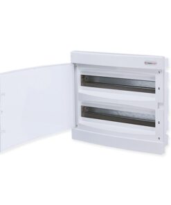 ΗΛ.ΠΙΝΑΚΑΣ ΠΛΑΣΤΙΚΟΣ ΧΩΝΕΥΤΟΣ 36 ΘΕΣΕΙΣ ΛΕΥΚΗ ΠΟΡΤΑ 2 ΣΕΙΡΕΣ IP40 ACA – 282U2X18CW