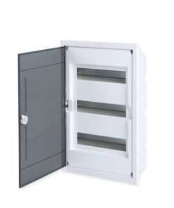 ΗΛ.ΠΙΝΑΚΑΣ ΠΛΑΣΤΙΚΟΣ ΧΩΝΕΥΤΟΣ 36 ΘΕΣΕΙΣ ΔΙΑΦΑΝΗ ΠΛΑΣΤΙΚΗ ΠΟΡΤΑ 3 ΣΕΙΡΕΣ IP40 ACA – 282U36A