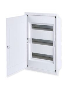 ΗΛ.ΠΙΝΑΚΑΣ ΠΛΑΣΤΙΚΟΣ ΧΩΝΕΥΤΟΣ 36 ΘΕΣΕΙΣ ΛΕΥΚΗ ΠΛΑΣΤΙΚΗ ΠΟΡΤΑ 3 ΣΕΙΡΕΣ IP40 ACA – 282U36AW