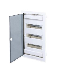 Χωνευτός Πίνακας Γυψοσανίδας 36 Θέσεων 3 Σειρών με Διάφανη Πλαστική Πόρτα IP40 Πλαστικό Πλαίσιο ACA – 282U36FP