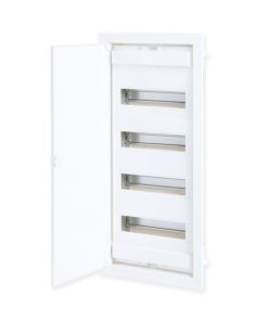 Χωνευτός Πίνακας Μεταλλικός 48+8 Θέσεων 4 Σειρών με Λευκή Μεταλλική Πόρτα IP40 ACA – 282U48ES