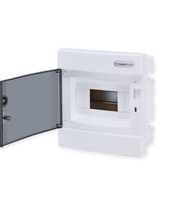 Χωνευτός Πίνακας Πλαστικός 8 Θέσεις με Διάφανη Πόρτα ACA – 282U8C