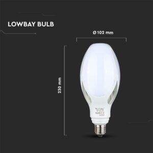 LED Λάμπα E27 36W V-TAC PRO Samsung Chip 265° 3960lm 3000K – 283