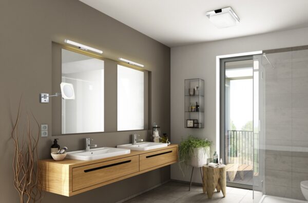 Φωτιστικό Τοίχου Trio Lighting LED 6,5W  Χρώμιο Μεταλλικό 680lm 3000K IP44 283270206