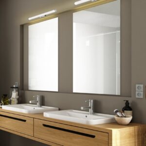 Φωτιστικό Τοίχου Trio Lighting LED 6,5W  Χρώμιο Μεταλλικό 680lm 3000K IP44 283270206