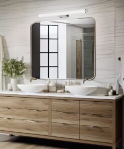 LED Φωτιστικό Καθρέφτη Μπάνιου Νικελ 4.3W 500lm 4000K με Διακόπτη IP44 Trio Lighting – 283274106