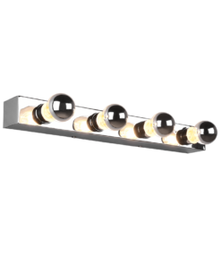 Φωτιστικό Τοίχου Trio Lighting 4xE27 Χρώμιο Μεταλλικό IP44 – 283600406