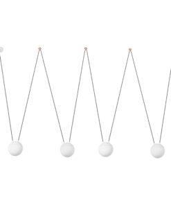 Faro Barcelona MINE GLASS SPACE Κρεμαστό 4Φωτο Φωτιστικό Οροφής, Λευκού Χρώματος- 28375-4L