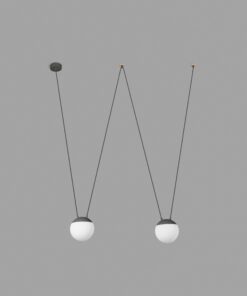 ΚΡΕΜΑΣΤΟ ΦΩΤΙΣΤΙΚΟ MINE SPACE ΓΚΡΙ 2L FARO – 28376-2L