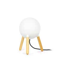 Faro Barcelona MINE GLASS Επιτραπέζιο Φωτιστικό Λευκού Χρώματος – 28378