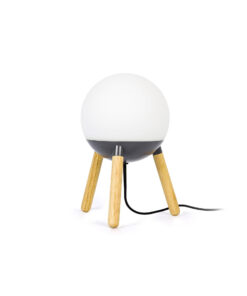 Faro Barcelona MINE GLASS Επιτραπέζιο Φωτιστικό, Γκρι Χρώματος – 28379