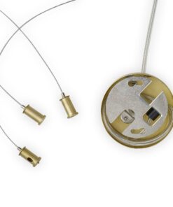 IDEAL LUX Κρεμαστό Φωτιστικό PERLAGE 11xG9 Χρυσού Χρώματος – 322773
