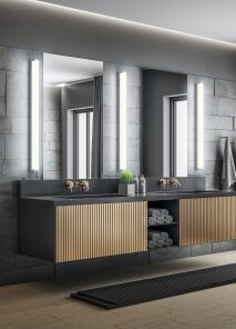 Φωτιστικό Τοίχου Trio Lighting LED 20W Χρώμιο Μεταλλικό 2300lm IP44 3000K – 283811206