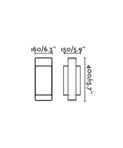 ΕΠΙΤΡΑΠΕΖΙΟ ΦΩΤΙΣΤΙΚΟ LULA ΜΑΥΡΟ-ΑΣΠΡΟ FARO – 28385