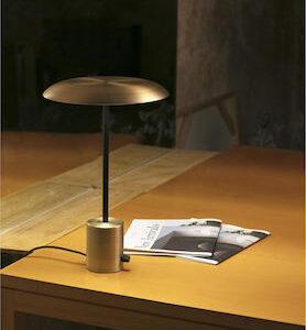 ΕΠΙΤΡΑΠΕΖΙΟ ΦΩΤΙΣΤΙΚΟ HOSHI LED 12W 3000K ΧΡΥΣΟ-ΜΑΥΡΟ FARO – 28387