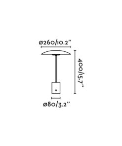 ΕΠΙΤΡΑΠΕΖΙΟ ΦΩΤΙΣΤΙΚΟ HOSHI LED 12W 3000K ΧΡΥΣΟ-ΜΑΥΡΟ FARO – 28387