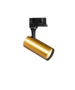 IDEAL LUX Φωτιστικό Σποτ Τριφασικής Ράγας 4 Καλωδίων FOX LED 8W CRI80 3000K Χρυσού Χρώματος – 283920