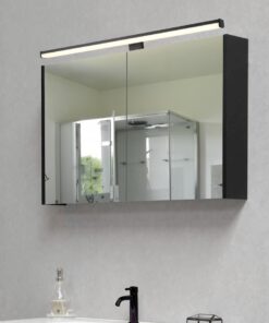 Φωτιστικό Τοίχου Trio Lighting LED 11,5W Μαύρο Ματ Πλαστικό 1200lm IP44 3000K – 284116032