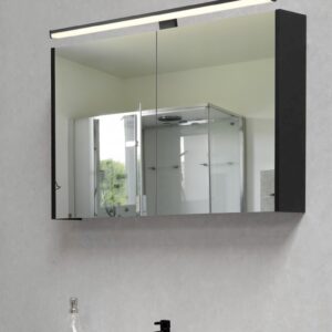 Φωτιστικό Τοίχου Trio Lighting  LED 11,5W Μαύρο Ματ Πλαστικό 1200lm IP44 3000K – 284116032