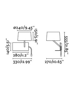ΦΩΤΙΣΤΙΚΟ ΤΟΙΧΟΥ HANDY ΜΕ ΑΡΙΣΤΕΡΟ ΑΝΑΓΝΩΣΤΗ ΛΕΥΚΟ FARO – 28415