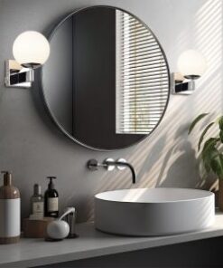 Επιτοίχιο Φωτιστικό Trio Lighting 1xE14 IP44 Χρωμίου Χρώματος – 284270106