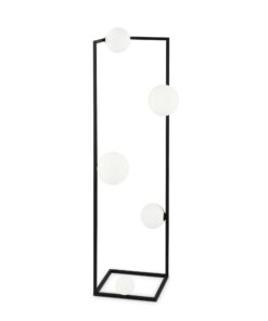 IDEAL LUX Φωτιστικό Δαπέδου ANGOLO 5xG9 Μαύρου Χρώματος – 284309