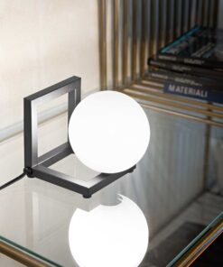 IDEAL LUX Επιτραπέζιο Φωτιστικό ANGOLO 1xG9 Μαύρου Χρώματος – 284316