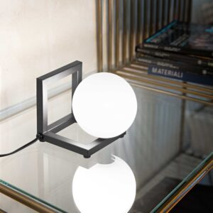 IDEAL LUX Επιτραπέζιο Φωτιστικό ANGOLO 1xG9 Μαύρου Χρώματος – 284316