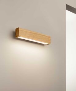 IDEAL LUX Απλίκα Τοίχου CRAFT LED 13W 3000K Χρώματος Ξύλου – 284477