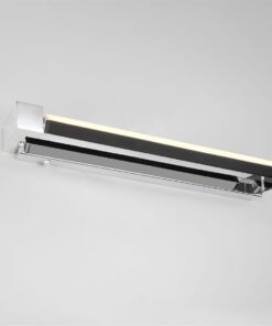 Φωτιστικό Μπάνιου Καθέφτη Περιστρεφόμενο Fabrizio LED 9W 1000lm CCT Dimmable Νικελ IP44 Trio Lighting – 284770106