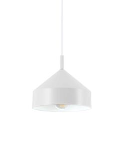 IDEAL LUX  Κρεμαστό Φωτιστικό YURTA 1xE27 Λευκού Χρώματος – 285146
