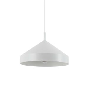 IDEAL LUX Κρεμαστό Φωτιστικό YURTA 1xE27 Λευκού Χρώματος – 285153