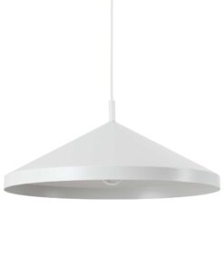 IDEAL LUX Κρεμαστό Φωτιστικό YURTA 1xE27 Λευκού Χρώματος- 285160