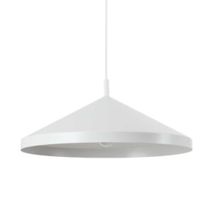 IDEAL LUX Κρεμαστό Φωτιστικό YURTA 1xE27 Λευκού Χρώματος- 285160