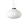 IDEAL LUX Κρεμαστό Φωτιστικό PLISSE 1xE27 Λευκού – 285184