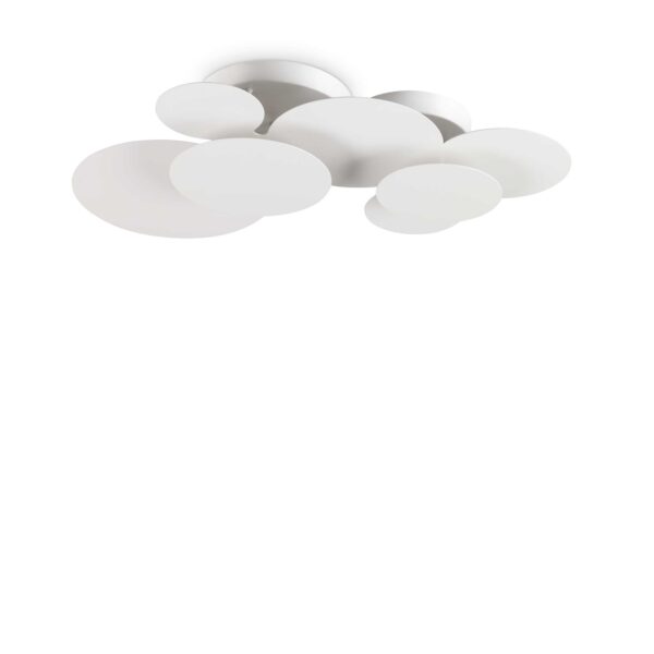 IDEAL LUX Φωτιστικό Οροφής CLOUD LED 46W 3000K Λευκού Χρώματος - 285207