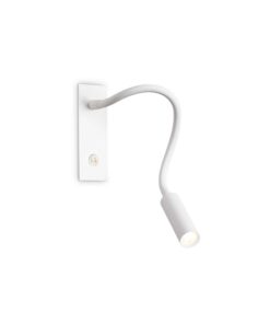 IDEAL LUX Φωτιστικό Τοίχου Ανάγνωσης IO LED 3W 3000K Λευκού Χρώματος – 285320