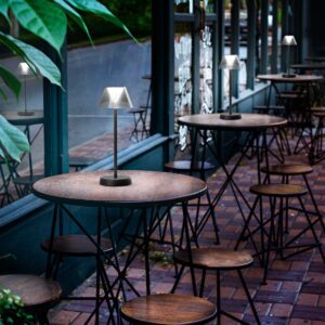 IDEAL LUX Επιτραπέζιο Φωτιστικό LOLITA LED 7W 3000K Επαναφορτιζόμενο Λευκού Χρώματος – 286723