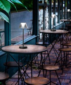 IDEAL LUX Επιτραπέζιο Φωτιστικό LOLITA LED 7W 3000K IP54 Επαναφορτιζόμενο Γκρι Χρώματος – 286730