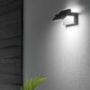 IDEAL LUX Επιτοίχιος Προβολέας SWIPE AP LED 20.5W 3000K IP54 Γκρι Χρώματος – 326863