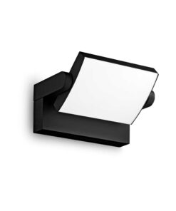 IDEAL LUX Προβολέας Τοίχου Βεράντας SWIPE LED 20.5W 3000K IP54 Μαύρου Χρώματος – 287706