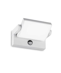 IDEAL LUX Προβολέας Τοίχου Βεράντας SWIPE LED 21W 3000K IP54 Αισθητήρα Κίνησης Λευκού Χρώματος  – 287720