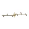 IDEAL LUX Φωτιστικό Οροφής ALFA 6xGU10 Χρυσού Χρώματος – 287805