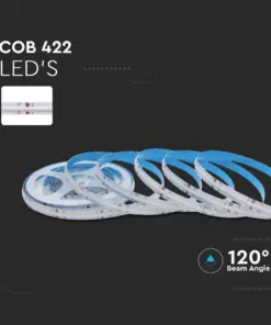 LED Ταινία 13W 24V V-TAC COB Πολύχρωμη RGB 5 Μέτρα – 2880