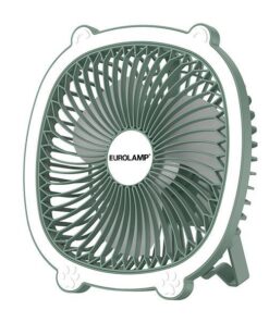 ΑΝΕΜΙΣΤΗΡΑΣ ΕΠΙΤΡΑΠΕΖΙΟΣ ΕΠΑΝΑΦΟΡΤΙΖΟΜΕΝΟΣ Φ17 ΜΕ LED ΦΩΣ ΠΡΑΣΙΝΟ ΜΕΝΤΑΣ EUROLAMP – 300-20510