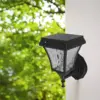 LED Ηλιακό Φαναράκι Τοίχου 2W V-TAC IP44 Μαύρο Σώμα CCT – 2889