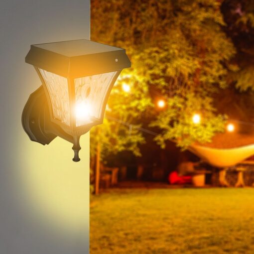 Ηλιακό Φαναράκι Τοίχου LED 2W CCT 3in1 Μαύρο IP65 V-TAC 2889